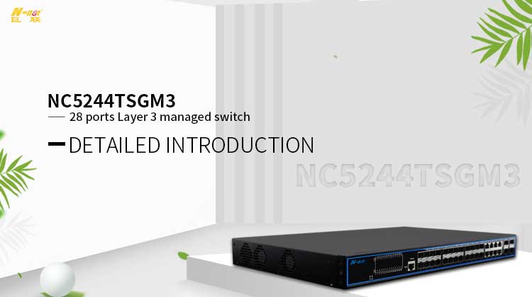 NC5244TSGM3 28 fiber ports L3 managed Switch(图1)