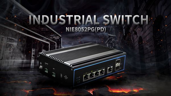 NIE8052PG(PD) 7 ports full gigabit Industrial PoE Switch(图1)
