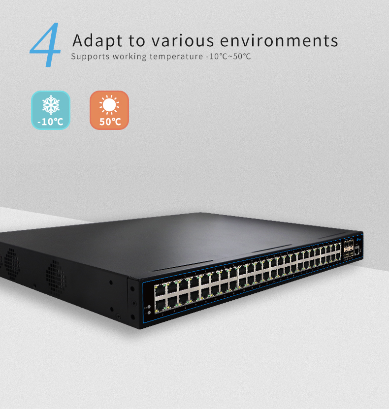 New 48 ports Gigabit managed PoE switch launched(图5)