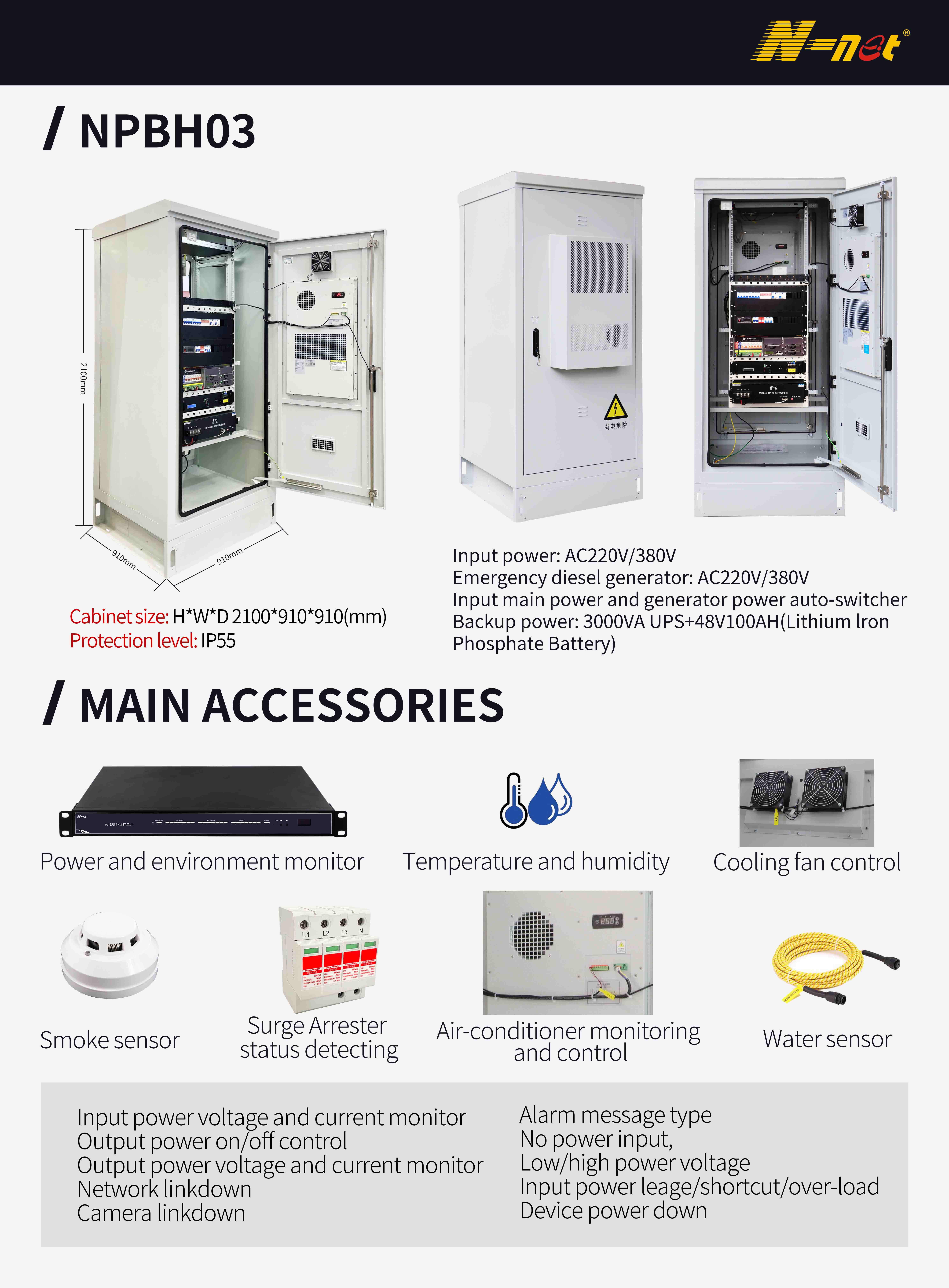 Intelligent outdoor  integrated cabinet (图2)
